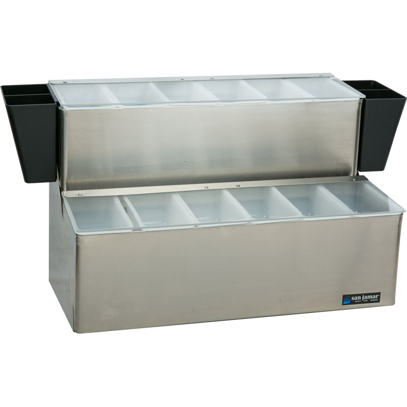 Carlisle Food Service Products Rectangle Stainless Steel Food Storage Container