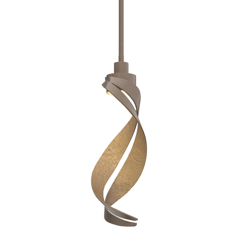 Folio 1 - Light Unique/Statement Geometric Pendant, Bronze