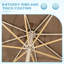 Parasol d'extérieur 9 pi 9 pi-945451275