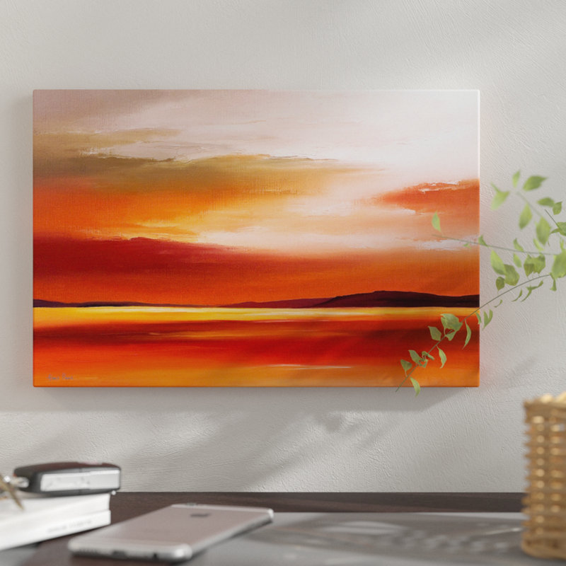 « soirée sky iv », impression sur toile, H 8 po x l 12 po x P 0,75 po