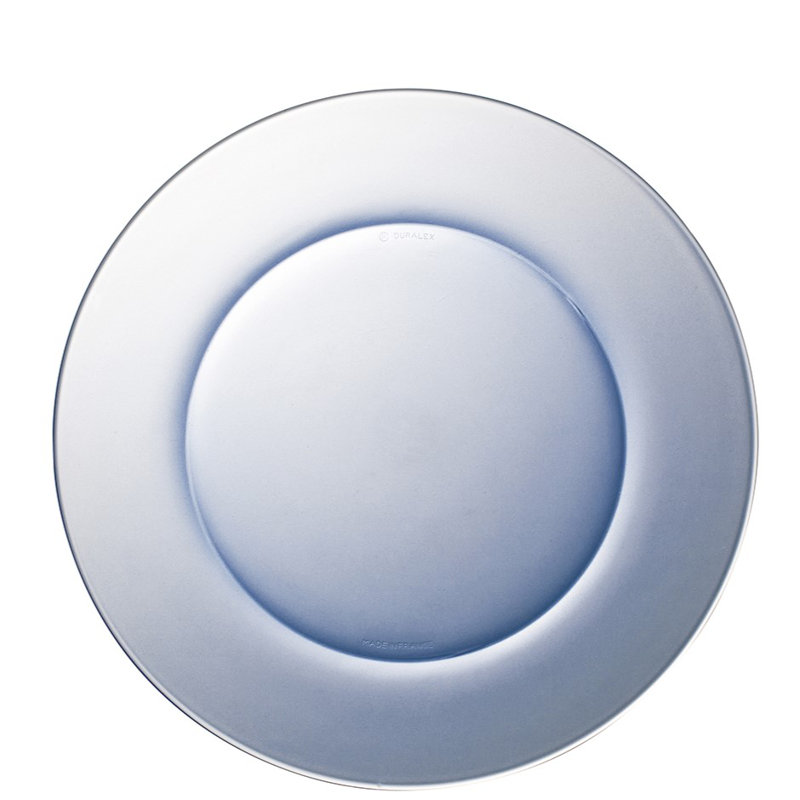 Assiette plate 9 po Duralex Lys, Bleu