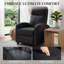 Fauteuil inclinable rembourré Lambros