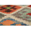 Tapis kilim en laine à tissage plat 8 x 10