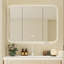 Armoire de salle de bain de style français crème