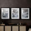 ABSTRACT Series CDLxxxi - Impression sur mesure encadrée de qualité supérieure - 3 pièces-646333033-646333034