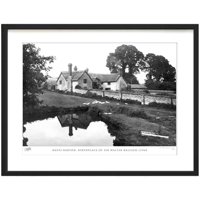Hayes Barton, Birthplace Of Sir Walter Raleigh C1960 - Single Picture Frame Print, 40cm H x 50cm W x 2.3cm D