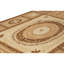 Tapis unique brun / beige / ivoire noué à la main de haute qualité