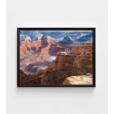 «Rock of Ages» par Jack Sorenson, reproduction d'art de Canyon, reproduction de tons terreux, Art de paysage rocheux, décor de maison rocheuse, impression de décor chaleureux
