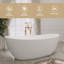 Baignoire profonde autoportante 73 po x 33 po