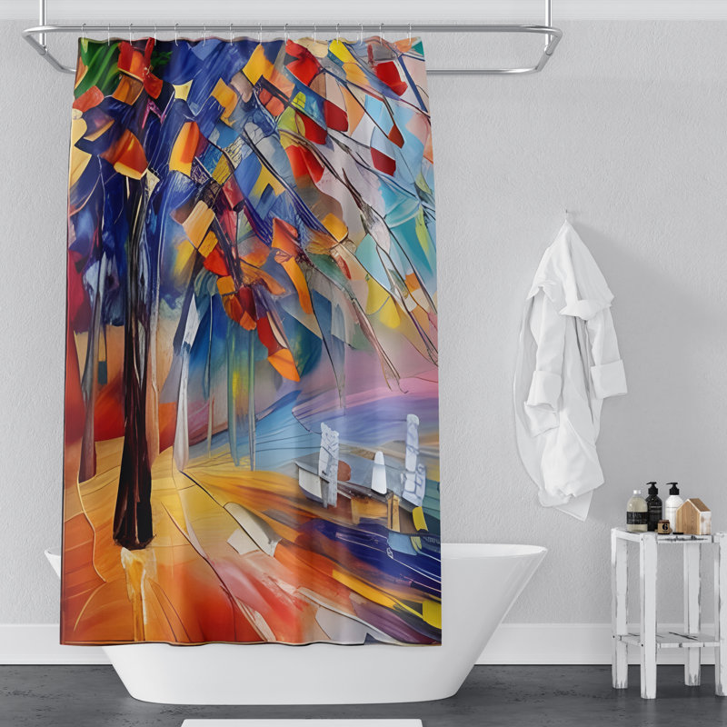 Rideau de douche Alixandria, H 72 po x l 70 po