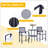 Outstanding 3Pcs Patio Bar Set With Soft Cushion, Rattan Wicker Outdoor Furniture Set For Backyards, Lawn, Deck, Poolside