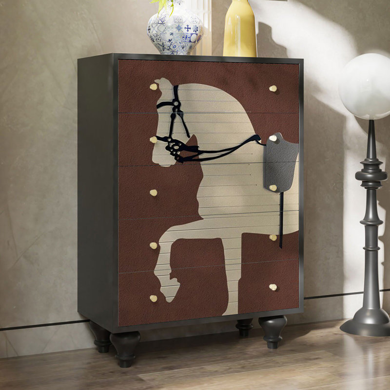 Multifunction light luxury high end decor cabinet