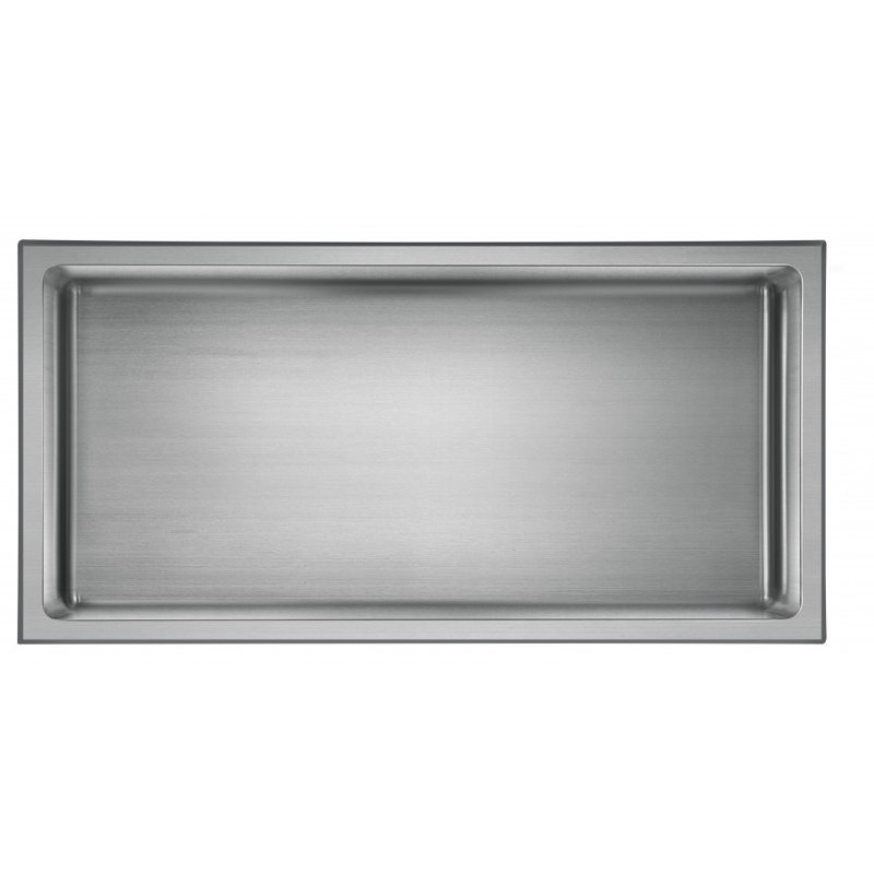 Niche pour la douche, Nickel brossé