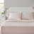 Martha Stewart Small Gingham Cotton Percale Pink Sheet Set-115629666-115629656