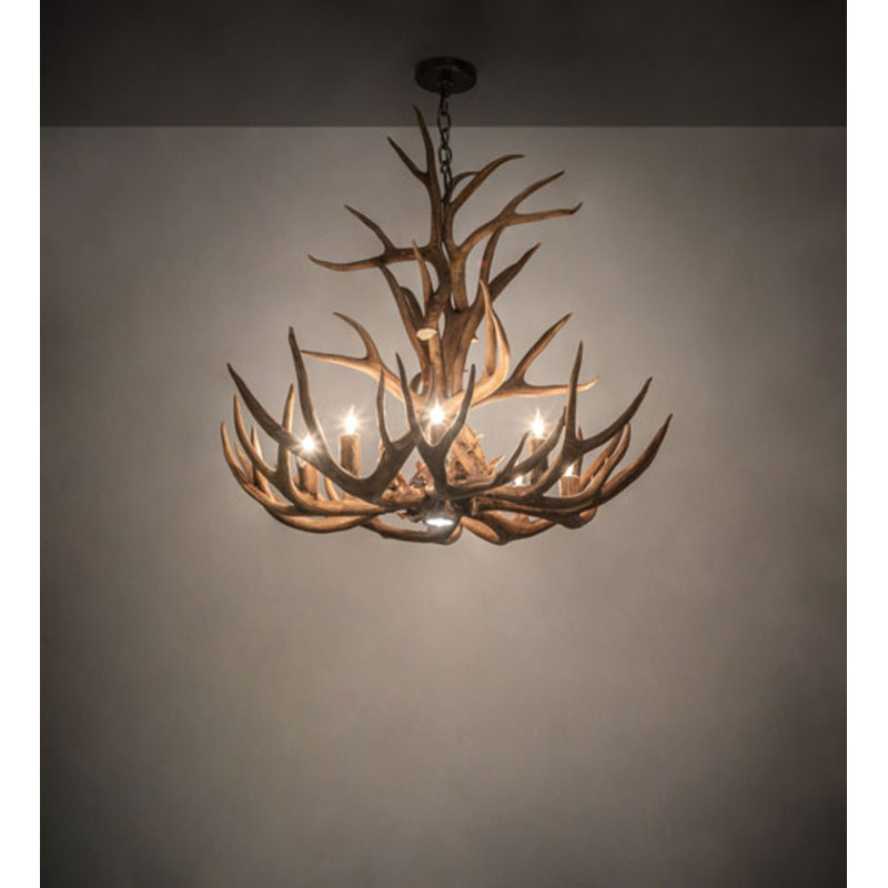 Antlers 9 - Light LED Chandelier