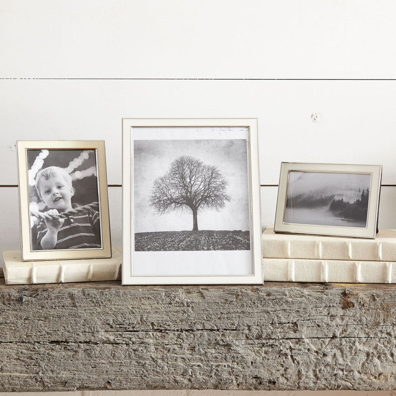 Strathcona Metal Picture Frame, White, 4" x 6"