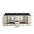 Aberdeen 84'' Double Bathroom Vanity with Quartz Top-115357187-115357186