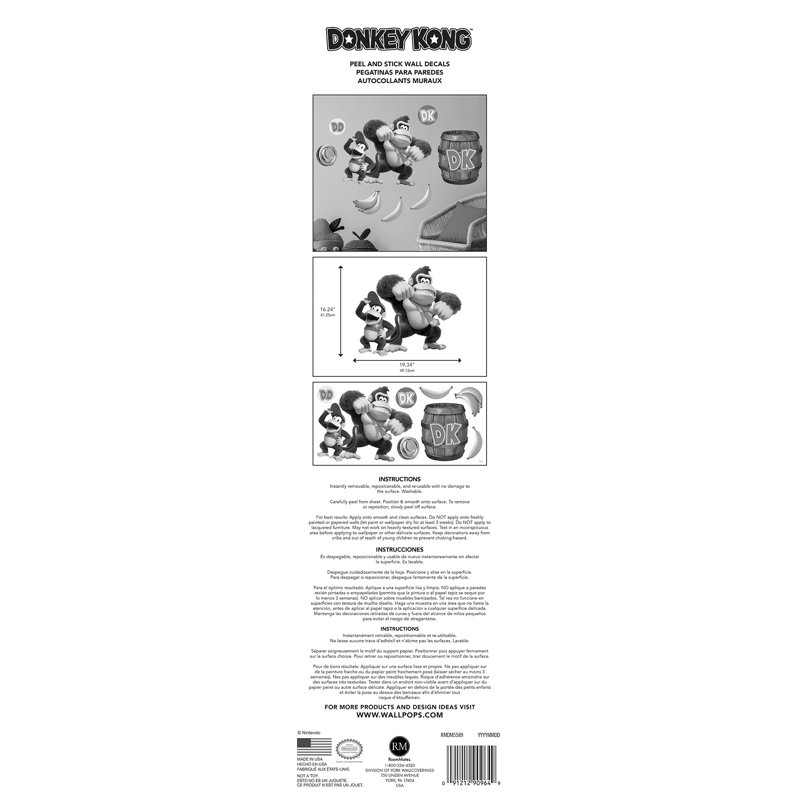 WallPops! Donkey Kong and Diddy Kong Wall Decals | Wayfair