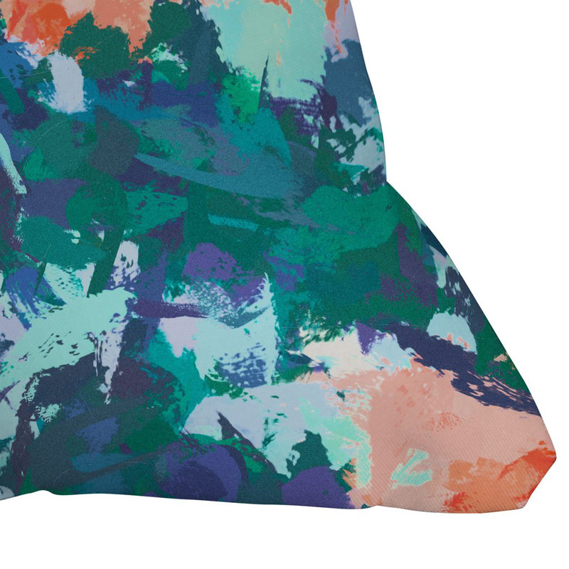 Blossomed Garden Throw Pillow