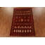 Tapis tribal rouge en laine fabriqué à la main 6 x 10