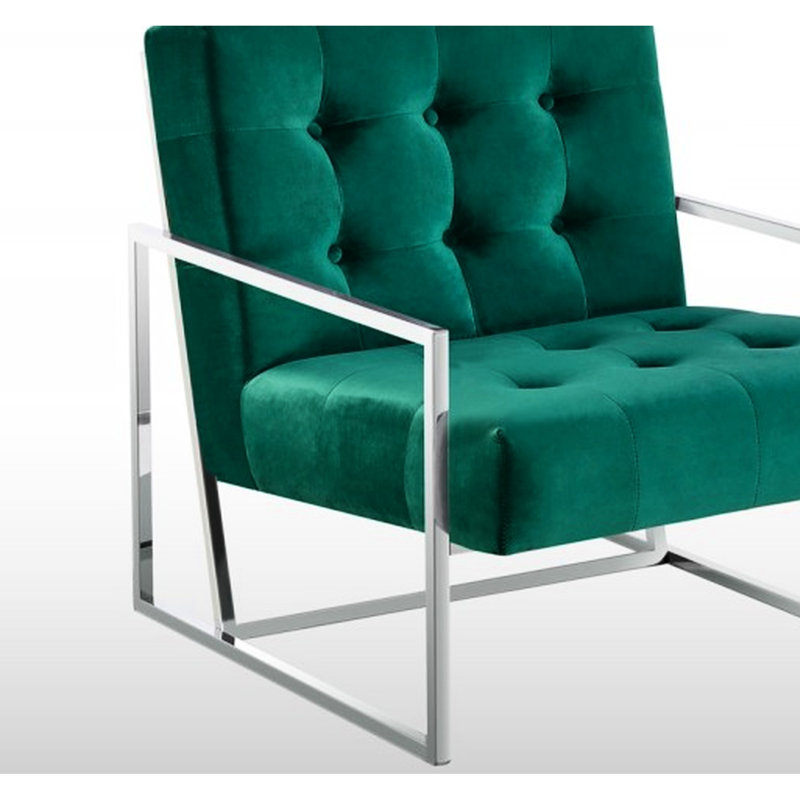 Chaise de bureau en velours 1pc