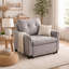 Fauteuil convertible capitonné l 35 po