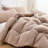 Thicker Than Thickest - Coma Inducer Oversized Comforter Set - Mocha Meringue-109376771