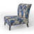 Blue Renaissance Florals Victorian Pattern I