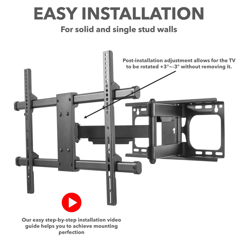 Wally Symple Stuff Single Screen Wall Mount
