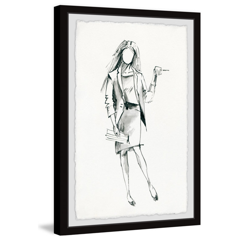 Office Attire by Marmont Hill - Single Picture Frame Print, 61cm H x 41cm W x 3.81cm D