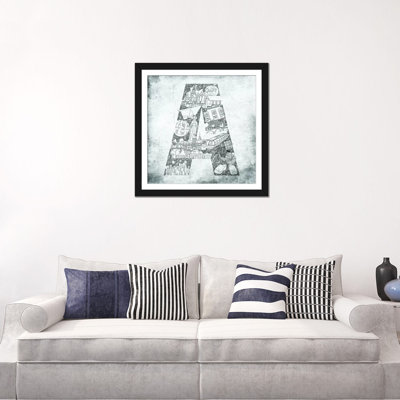 «Alphabet City Amsterdam», reproduction sur toile tendue