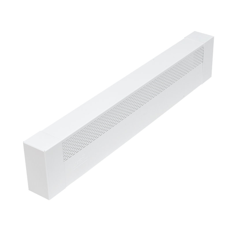 Plinthe chauffante en aluminium blanc Demi, H 8 po x l 37 po x P 3 po
