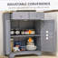 Armoire en bois durable avec tablettes réglables pour un rangement polyvalent et une décoration intérieure élégante-657515139