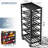 50 Can Spray Paint Storage Rack, Rolling Spray Bottle or Lube Holder, Metal Aerosol Storage Cart, Aerosol Can Holder Rack, Paint Bottle Organizer for Garage And Craft Workroom