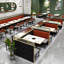 Banc rembourré en similicuir Hot Pot