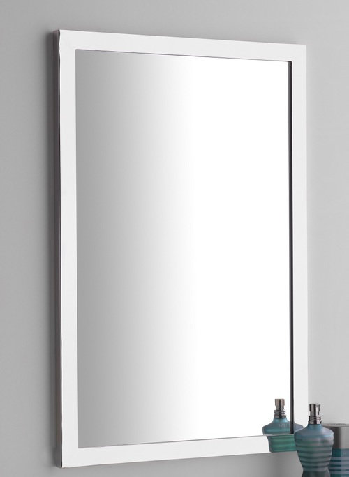 Metal Wall Mirror, Polished Brass