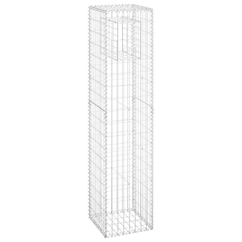 Poteau de panier en fer argenté