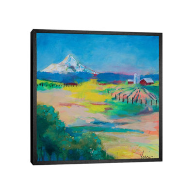 On The Way To The Barn by Kerri Blackman - Painting on Canvas