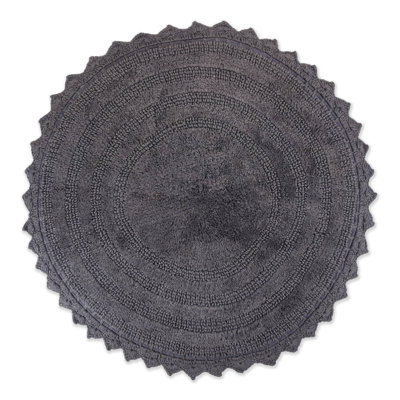 Lisk Cotton Blend Bath Rug