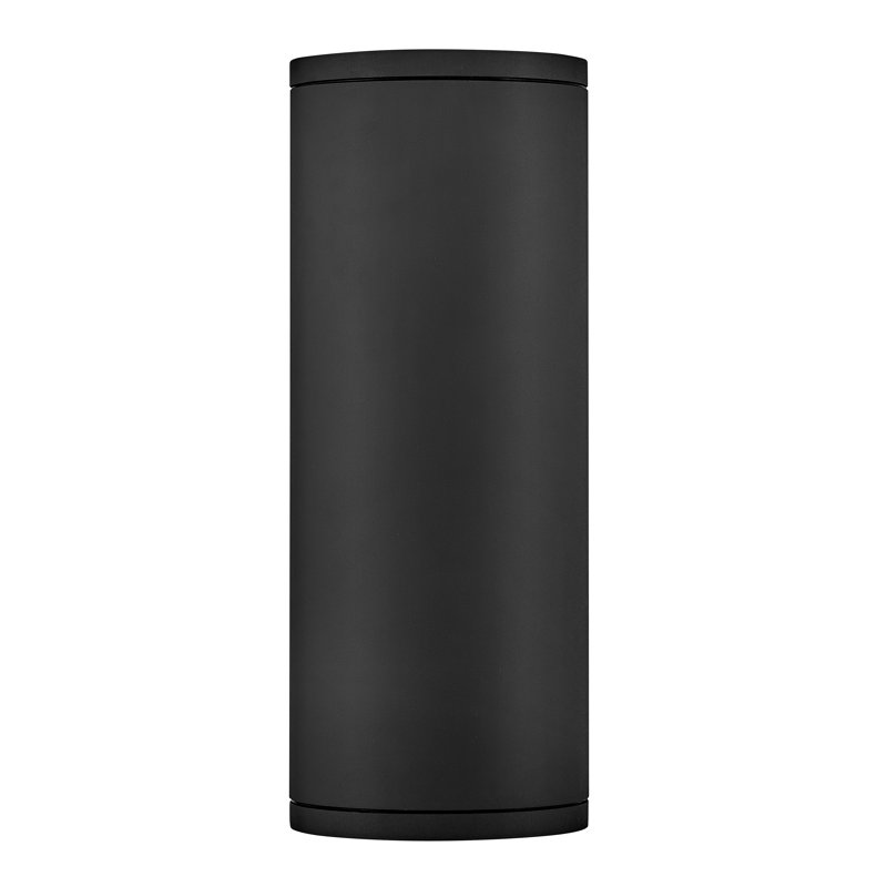 Hinkley Silo Down Light Wall Mount Lantern, Black