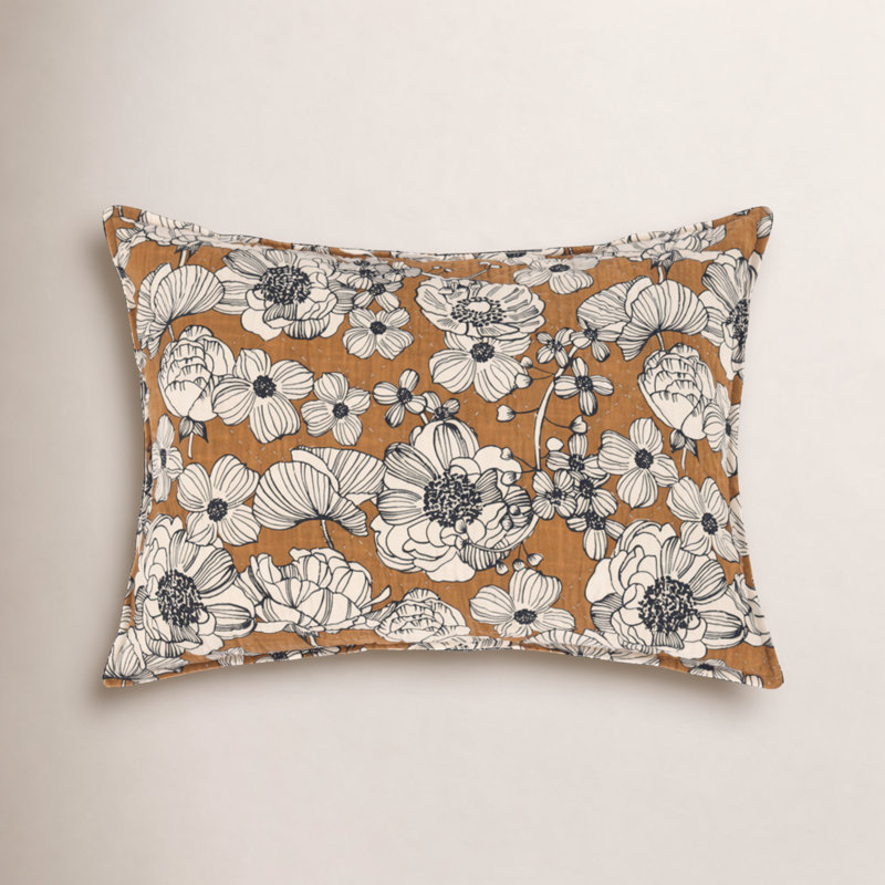 Kimpton Sham - Standard, Standard/Twin, Ochre/Beige