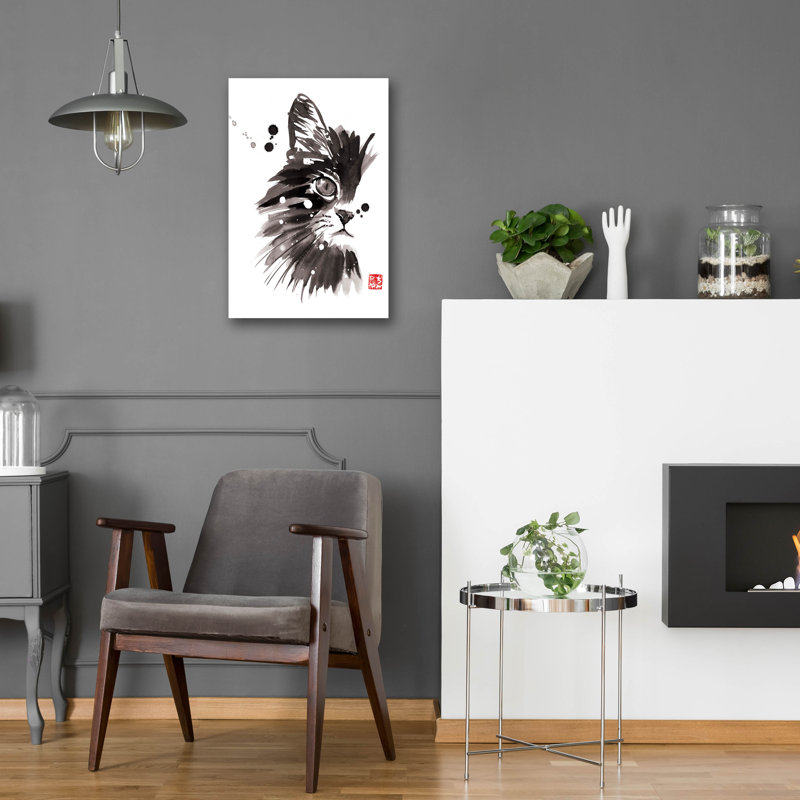 «Half Cat» par Pechane, H 24 po x l 16 po