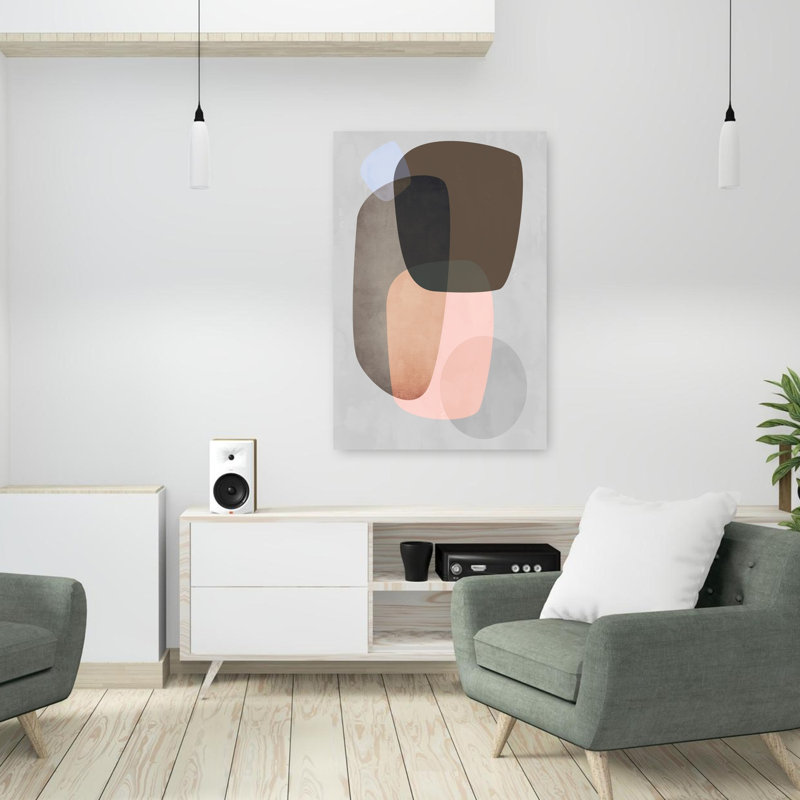 Art contemporain contemporain, H 36 po x l 24 po