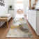 Machine Washable Indoor/Outdoor Xhevrie Mocha Rug