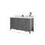 Ensemble de meuble-lavabo simple 60 po avec plateau Tomke