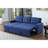 Upholstered Pull out Sectional Sofa with Chaise