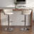 Christal Swivel Upholstered Adjustable Height Counter Stool-93480939-90489185
