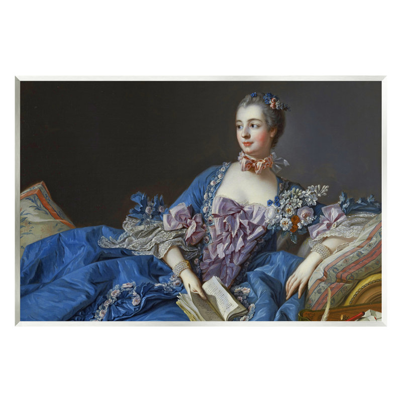 " Madame De Pompadour Fine Art Painting Francois Boucher " by One1000paintings, 13" H x 19" W x 0.5" D