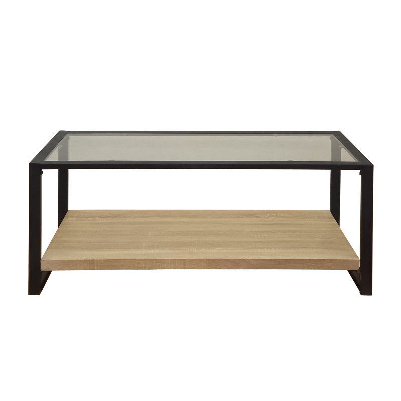 Saechao Frame Coffee Table with Storage