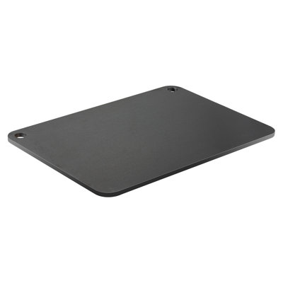 Acier à pizza de 3/8 po d'épaisseur pré-assaisonné, de 20 po x 14 po, de 20% de conductivité, antirouille, idéal pour les fours et les grillades en acier au carbone aggloméré